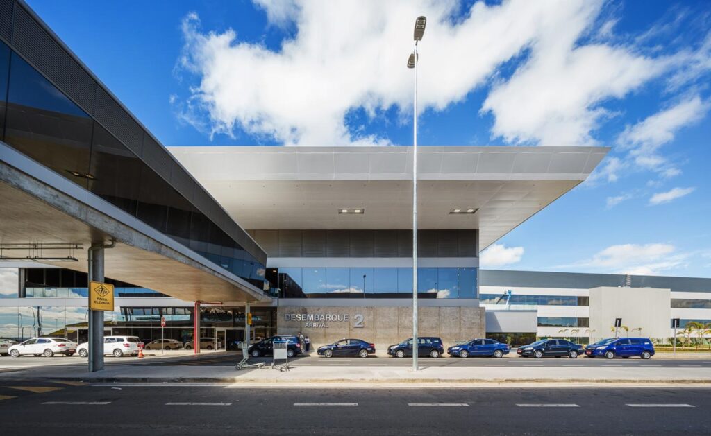 Terminal de desembarque do Aeroporto Internacional de Confins