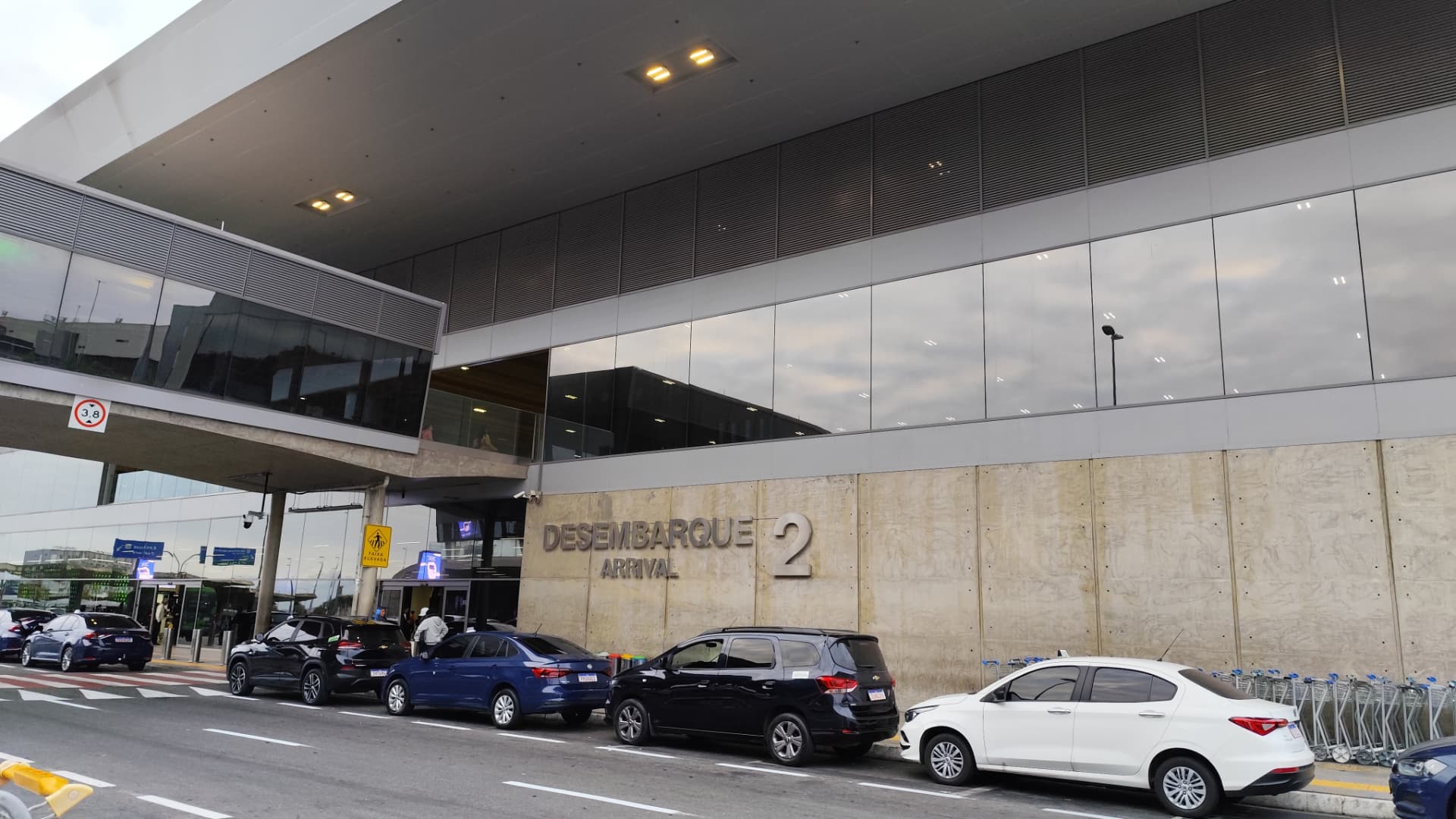 Área de desembarque do Aeroporto Internacional de Confins